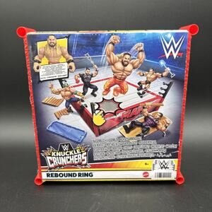 WWE Knuckle Crunchers Rebound Ring Playset w/ Seth Rollins Figure by MATTEL
